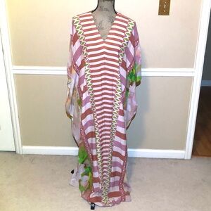 NWOT Blank London Watercolor Caftan. One Size Fits Most.